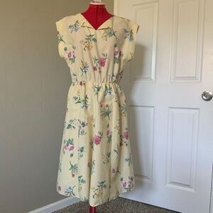 Homemade floral sun dress